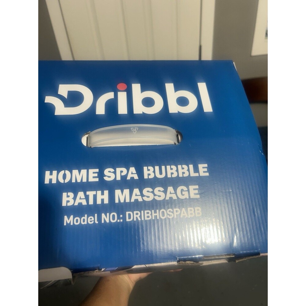 Dribbl Home Spa Bubble Bath Massager Heated Bubble Massage Mat Remote New - Picture 5 of 7